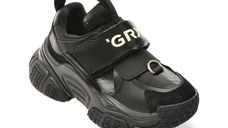 Pantofi sport GRYXX negri, 25812, din material textil si piele naturala