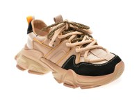 Pantofi sport GRYXX negri, 5752, din piele ecologica - 1