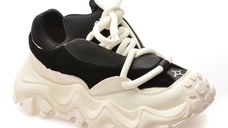 Pantofi sport GRYXX negri, 6710, din material textil si piele naturala