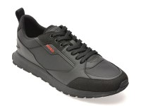 Pantofi sport HUGO negri, 6568, din material textil - 1