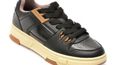 Pantofi sport HUGO negri, 8548, din piele ecologica
