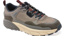 Pantofi sport JEEP gri, M52070A, din piele naturala