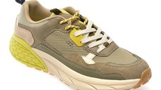 Pantofi sport JEEP kaki, M51091A, din material textil