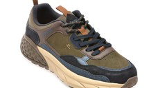 Pantofi sport JEEP maro, M52070A, din piele naturala