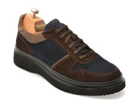Pantofi sport LE COLONEL maro, 64845, din piele intoarsa - 1