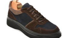 Pantofi sport LE COLONEL maro, 64845, din piele intoarsa