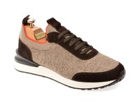 Pantofi sport LE COLONEL maro, 71334, din material textil - 1