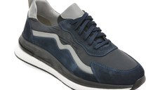 Pantofi sport MARCO BUFFON bleumarin, BF6001, din piele naturala