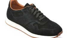 Pantofi sport MARCO BUFFON negri, MB5090, din piele intoarsa