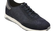 Pantofi sport OTTER bleumarin 2250 din piele intoarsa pentru barbati