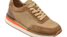 Pantofi sport OTTER gri, J260001, din piele intoarsa