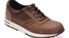 Pantofi sport OTTER maro, 1094, din nabuc