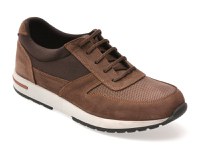 Pantofi sport OTTER maro, 1094, din nabuc - 1