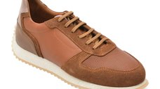 Pantofi sport OTTER maro, G200, din piele naturala