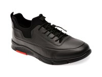 Pantofi sport OTTER negri, CASPER 24, din piele naturala - 1