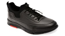 Pantofi sport OTTER negri, CASPER 24, din piele naturala