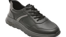 Pantofi sport OTTER negri, V260001, din piele naturala