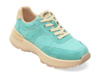 Pantofi sport PASS COLLECTION albastri, M960012, din material textil si piele naturala - 1