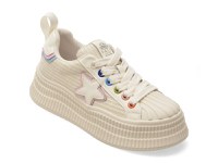 Pantofi sport PASS COLLECTION albi, MQ60011, din piele naturala - 1