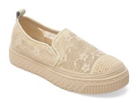Pantofi sport PASS COLLECTION bej, HT60007, din material textil - 1