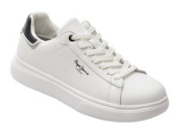 Pantofi sport PEPE JEANS albi, MS0044, din piele naturala - 1