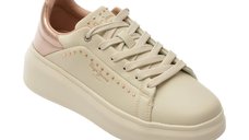 Pantofi sport PEPE JEANS bej, LS00015, din piele naturala