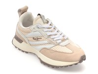 Pantofi sport PEPE JEANS bej, LUCKY KNIT, din material textil - 1