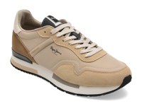 Pantofi sport PEPE JEANS bej, MS40037, din material textil - 1