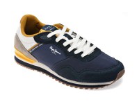 Pantofi sport PEPE JEANS bleumarin, LONDON MUSE, din material textil - 1