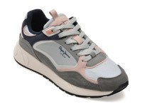 Pantofi sport PEPE JEANS gri, LS60011, din material textil - 1