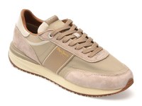 Pantofi sport PEPE JEANS gri, MS60008, din material textil si piele naturala - 1