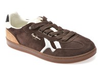 Pantofi sport PEPE JEANS maro, MS00009, din piele intoarsa - 1