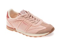 Pantofi sport PEPE JEANS roz, ONCE TWILL, din material textil - 1