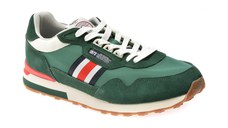 Pantofi sport PEPE JEANS verzi, KINGSTON HERITAGE, din material textil