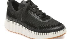 Pantofi sport PESETTO negri, 294P211, din material textil