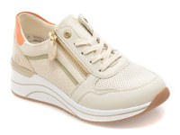 Pantofi sport REMONTE albi, D0T10, din piele ecologica - 1