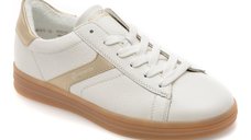Pantofi sport REMONTE albi, D2C07, din piele naturala