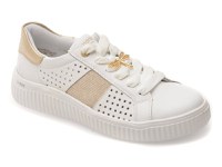 Pantofi sport REMONTE albi, D3E04, din piele naturala - 1