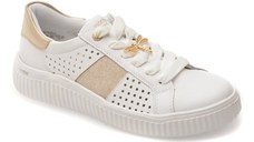Pantofi sport REMONTE albi, D3E04, din piele naturala