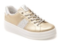 Pantofi sport REMONTE aurii, D1C10, din piele ecologica - 1