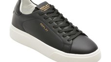 Pantofi sport REPLAY MZ7O05L negri din piele naturala pentru barbati