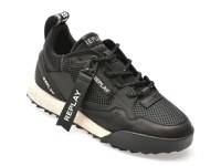 Pantofi sport REPLAY negri, MS8L15L, din material textil - 1