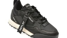Pantofi sport REPLAY negri, MS8L15L, din material textil