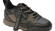 Pantofi sport REPLAY negri, MS8L20L, din piele naturala