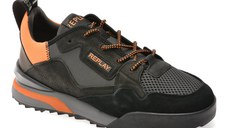 Pantofi sport REPLAY negri, MSG901L, din material textil si piele naturala
