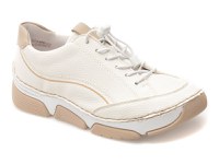 Pantofi sport RIEKER albi, 45969, din piele ecologica - 1