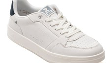 Pantofi sport RIEKER albi, U1902, din piele naturala