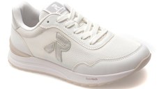 Pantofi sport RIEKER albi, W2404, din material textil