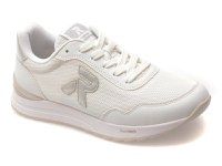 Pantofi sport RIEKER albi, W2404, din material textil - 1