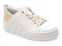 Pantofi sport RIEKER albi, W2602, din piele naturala - 1